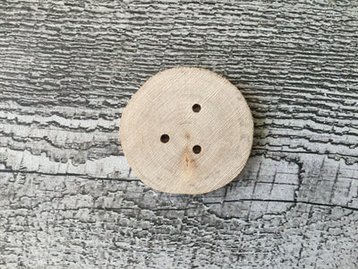 bouton en bois naturel sans vernis