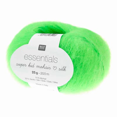 Essentials Super Kid Mohair Rico yarns