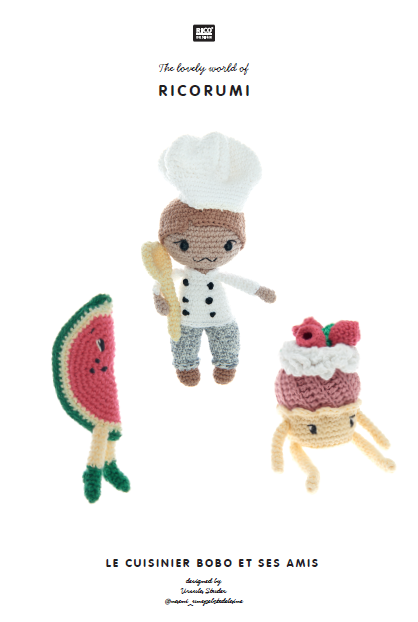 Amigurumi cuisinier Bobo et ses amis de Rico Design