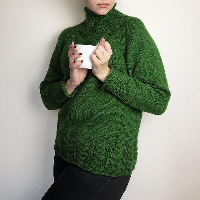 Pull Fleohtan de Ribbit Knit (niveau intermédiaire)