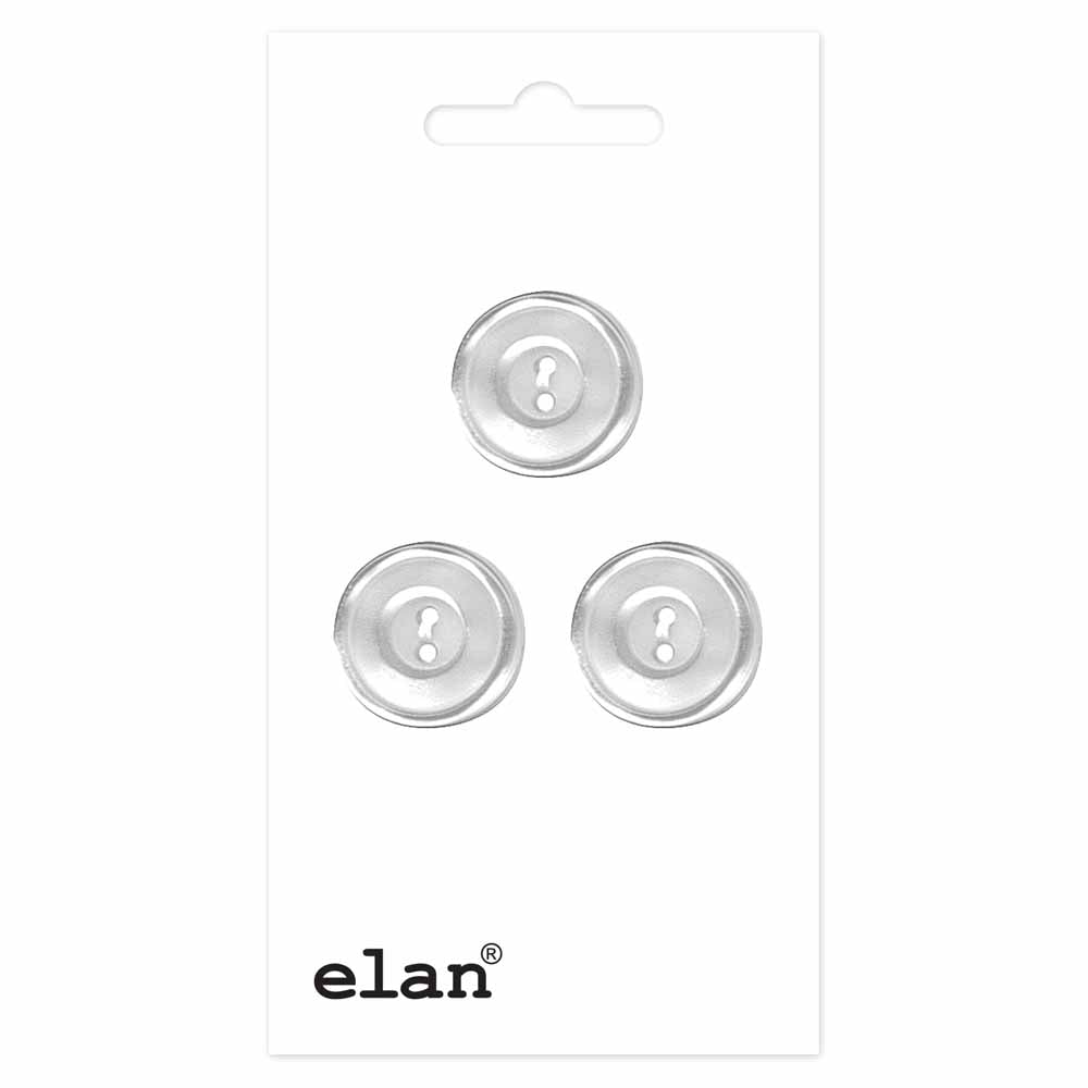 ELAN Bouton à 2 trous - 15mm (5⁄8″) - 3 unités