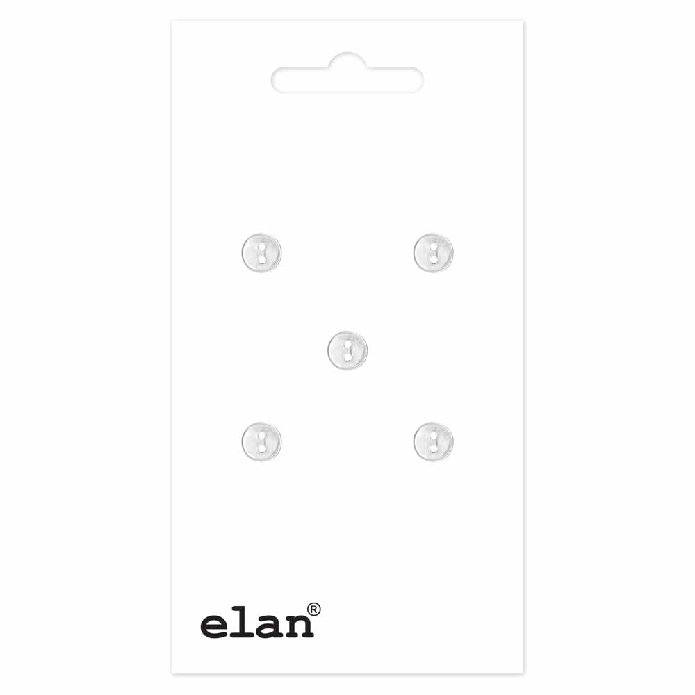 ELAN Bouton à 2 trous - 5mm (1⁄4″) - 5 unités