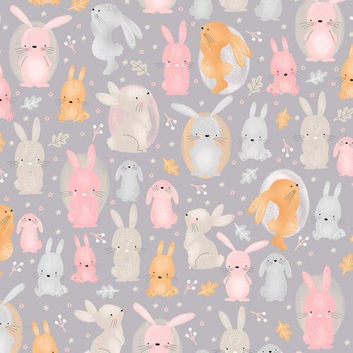 bunnies flanelle de Nathan textiles