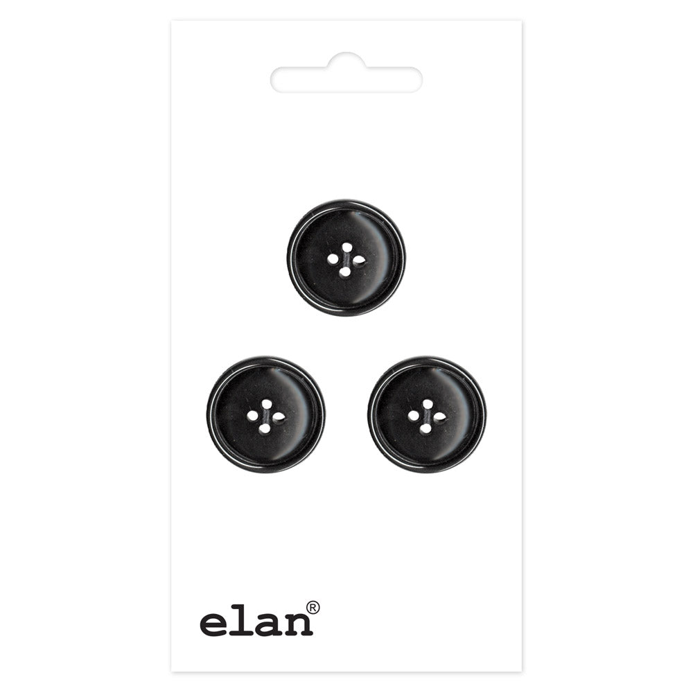 ELAN Bouton à 4 trous - 15mm (5⁄8″) - 3 unités