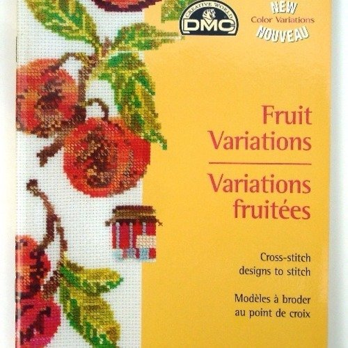 Variations Fruitées DMC  point-de-croix