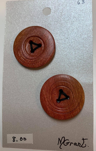 Boutons de bois par Monique Grant