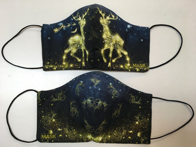 masques de Noël réversible attache aux oreilles