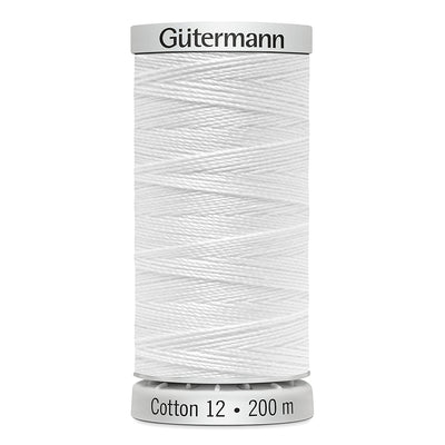 Fils à coudre coton 12 wt Gütermann 200m