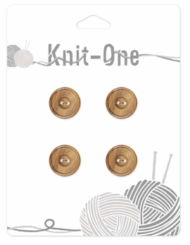Bouton de bois Knit-One