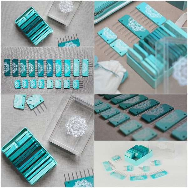 Bloqueur de tricot turquoise Knitter's Pride 'The Mindful Collection